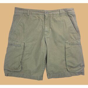 Nike Mens Olive Green Cargo Shorts 34